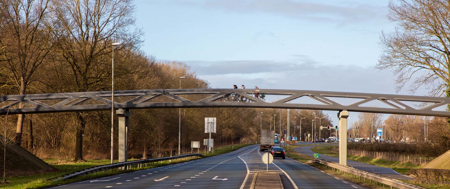 Spikerpad fietsviaduct in Zutphen