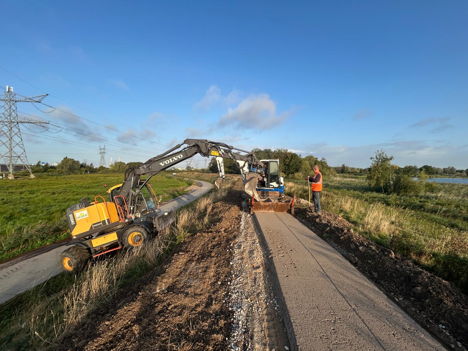 Wandel- en fietspaden Diemerzeedijk